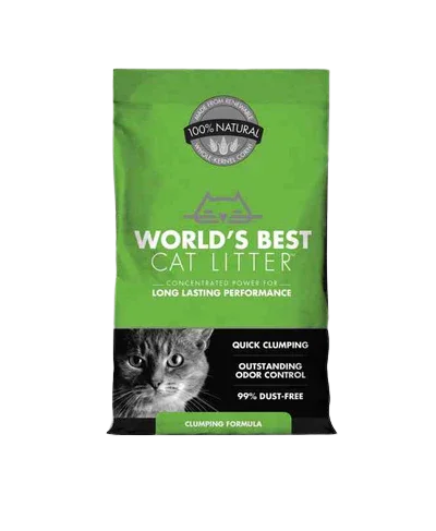 World's Best Cat Litter Clumping Formula 15lb Bag